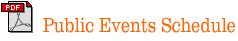 Public Events Schedule