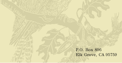 P.O. Box 896  Elk Grove, CA  95759